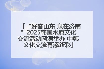 “好客山东 泉在济南”2025韩国水原文化交流活动圆满举办 中韩文化交流再添新彩