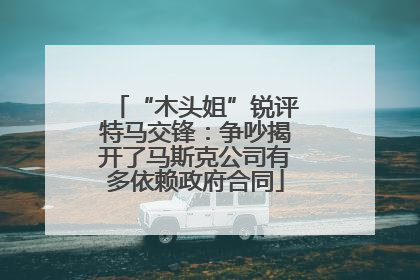 “木头姐”锐评特马交锋：争吵揭开了马斯克公司有多依赖政府合同
