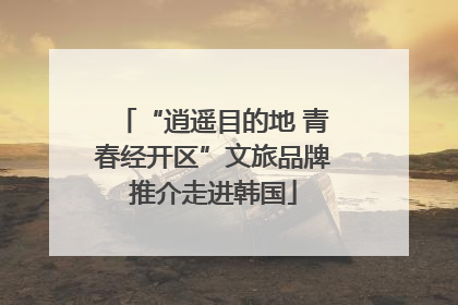 “逍遥目的地 青春经开区”文旅品牌推介走进韩国