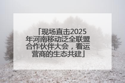 现场直击2025年河南移动泛全联盟合作伙伴大会，看运营商的生态共建