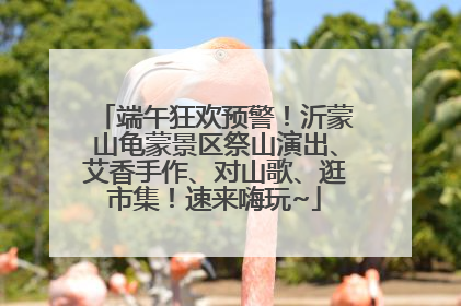 端午狂欢预警！沂蒙山龟蒙景区祭山演出、艾香手作、对山歌、逛市集！速来嗨玩~