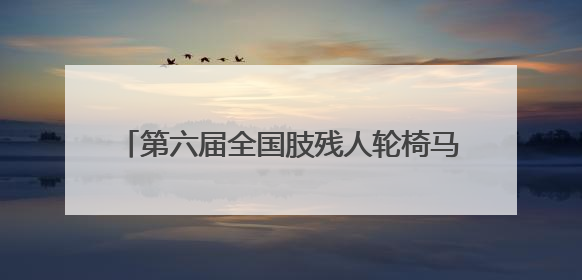 第六届全国肢残人轮椅马拉松赛在湖北荆门举行