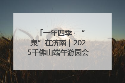 一年四季 · “泉”在济南｜2025千佛山端午游园会邀您共享亲子时光