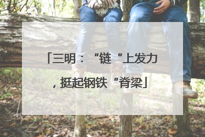 三明：“链“上发力，挺起钢铁“脊梁