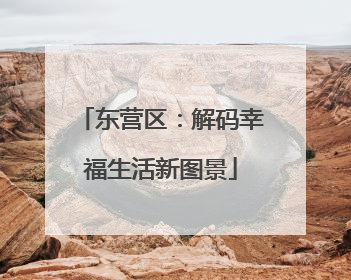 东营区：解码幸福生活新图景