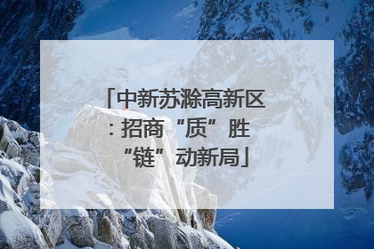 中新苏滁高新区：招商“质”胜 “链”动新局