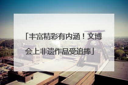 丰富精彩有内涵！文博会上非遗作品受追捧