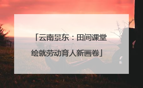 云南景东：田间课堂绘就劳动育人新画卷