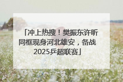 冲上热搜！樊振东许昕同框现身河北雄安，备战2025乒超联赛