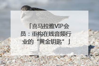 喜马拉雅VIP会员：重构在线音频行业的“黄金钥匙”