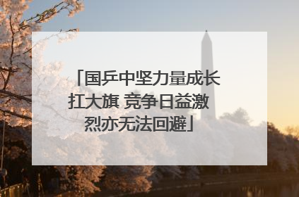 国乒中坚力量成长扛大旗 竞争日益激烈亦无法回避