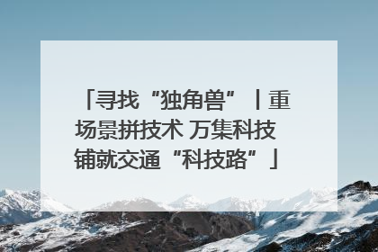 寻找“独角兽”丨重场景拼技术 万集科技铺就交通“科技路”