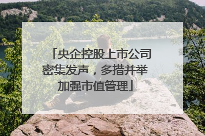央企控股上市公司密集发声，多措并举加强市值管理