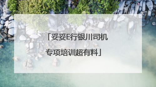 妥妥E行银川司机专项培训超有料