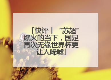 快评丨“苏超”爆火的当下，国足再次无缘世界杯更让人唏嘘