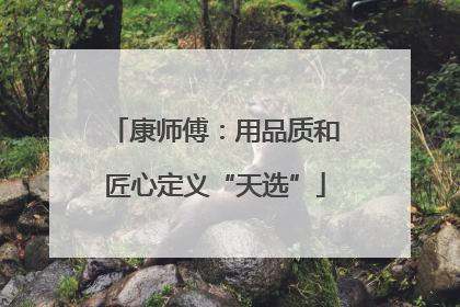康师傅：用品质和匠心定义“天选”