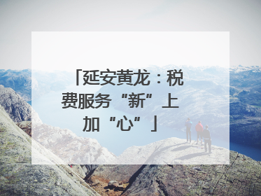 延安黄龙：税费服务“新”上加“心”
