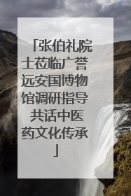 张伯礼院士莅临广誉远安国博物馆调研指导 共话中医药文化传承