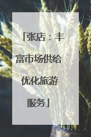 张店：丰富市场供给 优化旅游服务