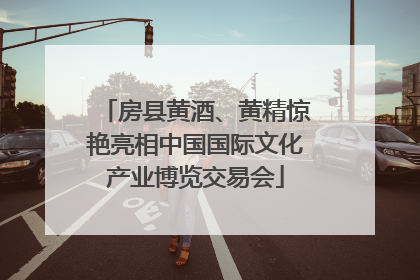 房县黄酒、黄精惊艳亮相中国国际文化产业博览交易会