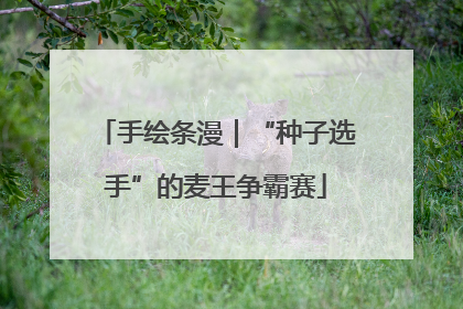 手绘条漫｜“种子选手”的麦王争霸赛