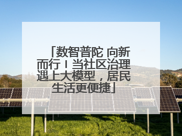 数智普陀 向新而行〡当社区治理遇上大模型，居民生活更便捷