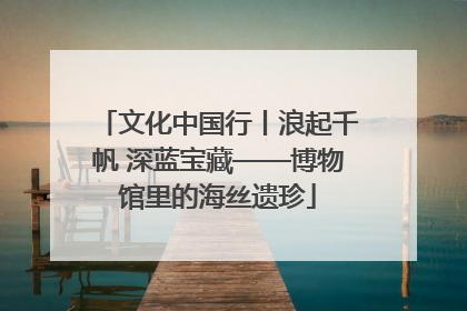 文化中国行丨浪起千帆 深蓝宝藏——博物馆里的海丝遗珍