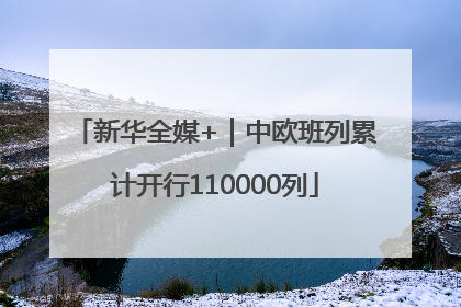 新华全媒+｜中欧班列累计开行110000列