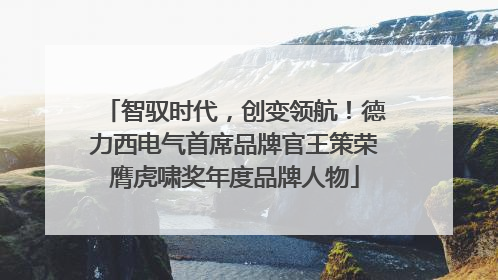 智驭时代，创变领航！德力西电气首席品牌官王策荣膺虎啸奖年度品牌人物