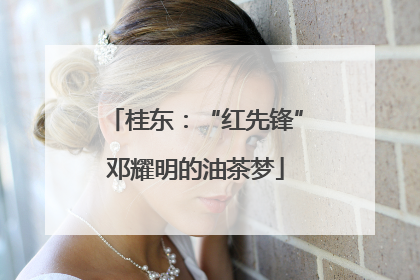 桂东：“红先锋”邓耀明的油茶梦