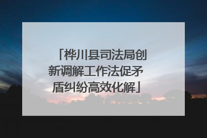 桦川县司法局创新调解工作法促矛盾纠纷高效化解