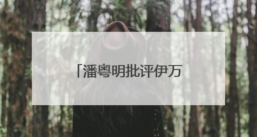潘粤明批评伊万“一个装傻不辞职的教练”，此前多次发文评价国足