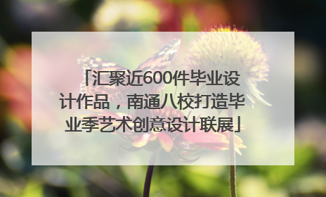 汇聚近600件毕业设计作品，南通八校打造毕业季艺术创意设计联展