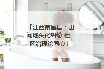 江西南昌县：田间地头化纠纷 社区治理绘同心