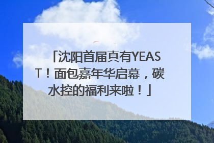 沈阳首届真有YEAST！面包嘉年华启幕，碳水控的福利来啦！