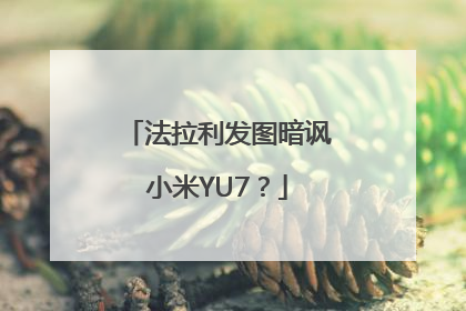 法拉利发图暗讽小米YU7？