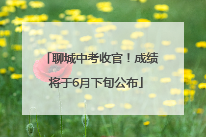 聊城中考收官！成绩将于6月下旬公布