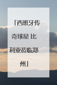 西班牙传奇球星 比利亚莅临郑州