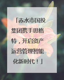 赤水市国投集团携手思格特，开启资产运营管理智能化新时代！