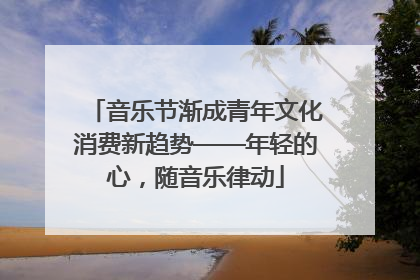 音乐节渐成青年文化消费新趋势——年轻的心，随音乐律动