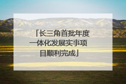 长三角首批年度一体化发展实事项目顺利完成