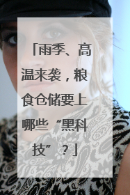 雨季、高温来袭，粮食仓储要上哪些“黑科技”？