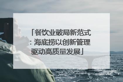 餐饮业破局新范式：海底捞以创新管理驱动高质量发展