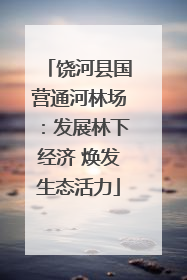 饶河县国营通河林场：发展林下经济 焕发生态活力