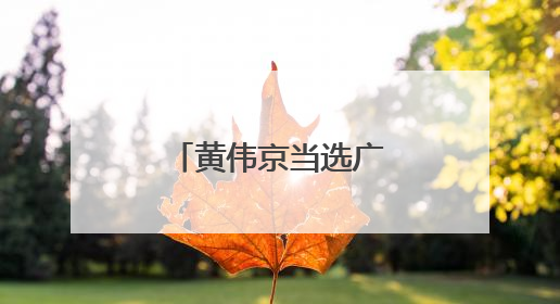 黄伟京当选广西壮族自治区总工会主席