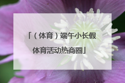 （体育）端午小长假 体育活动热商圈