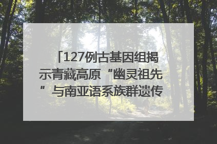 127例古基因组揭示青藏高原“幽灵祖先”与南亚语系族群遗传起源｜封面科考队