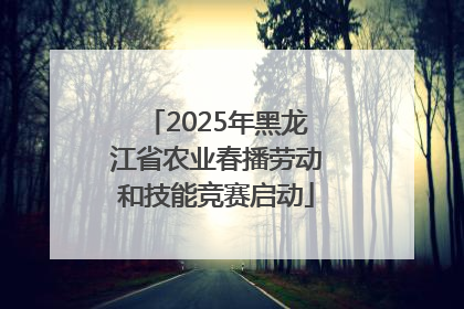 2025年黑龙江省农业春播劳动和技能竞赛启动